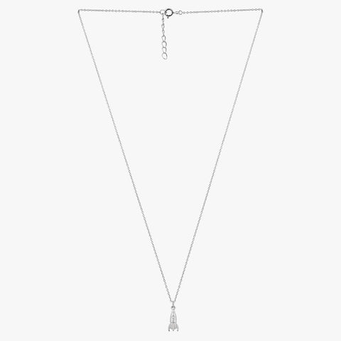 Ava Silver Rocket Necklace