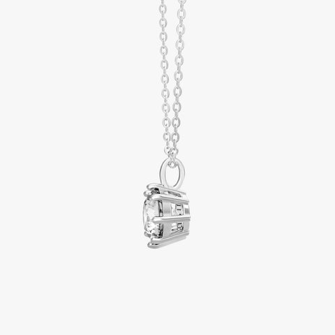 Aro Silver Zirconia Necklace