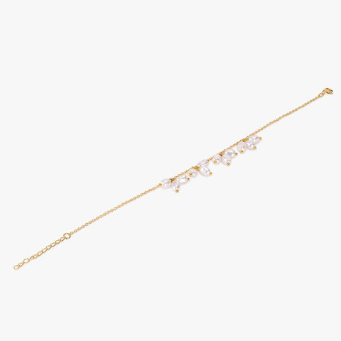 Iren Silver Pearl Bracelets