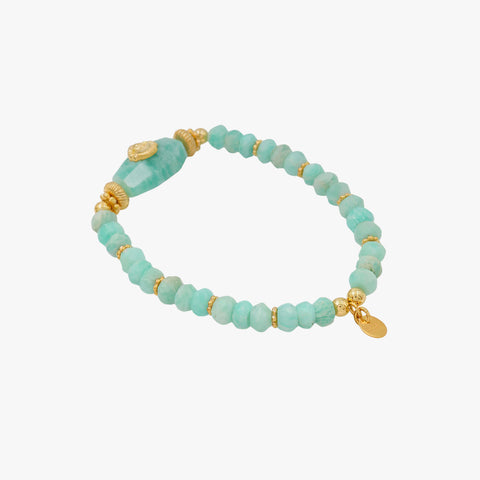 Aria Silver Amazonite Bracelets