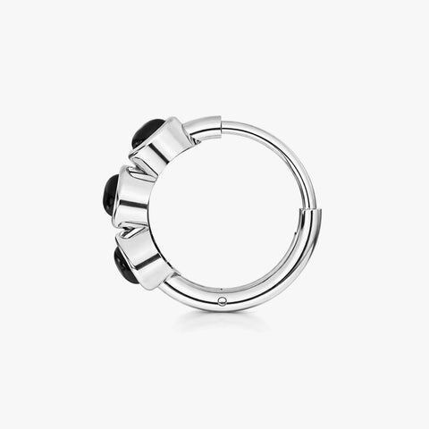 Ayza Silver Nose Pin