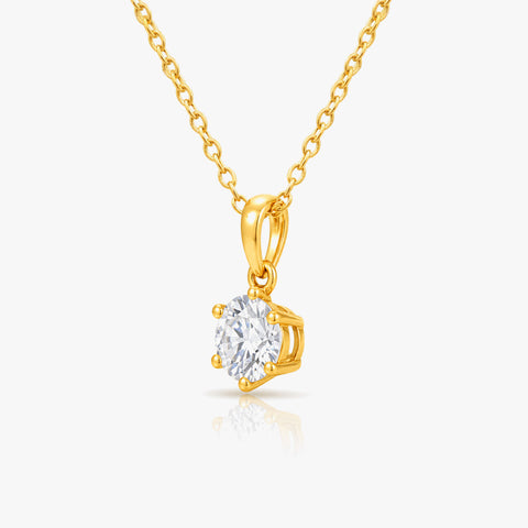 Ava Silver Zirconia Necklace