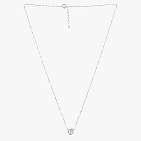 Kate Silver Toggle Necklace