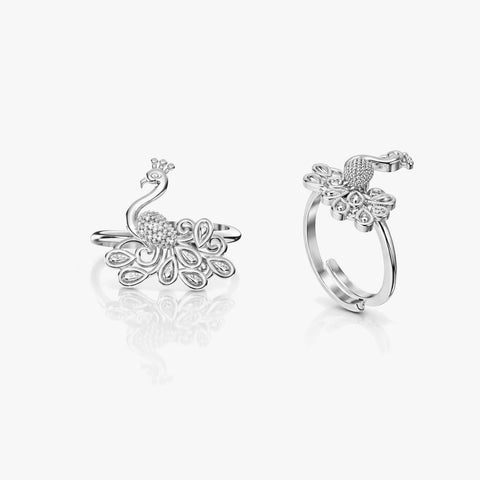 Azra Silver Toe Ring