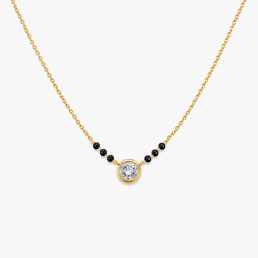 Cova Silver Mangalsutra