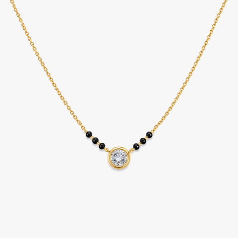 Cova Silver Mangalsutra
