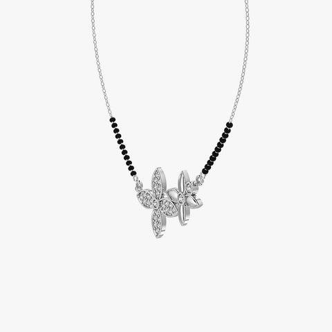 Lila Silver Mangalsutra