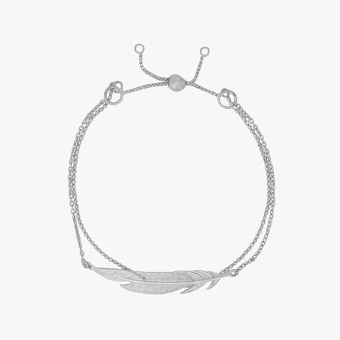Rae Silver Leaf Bracelets