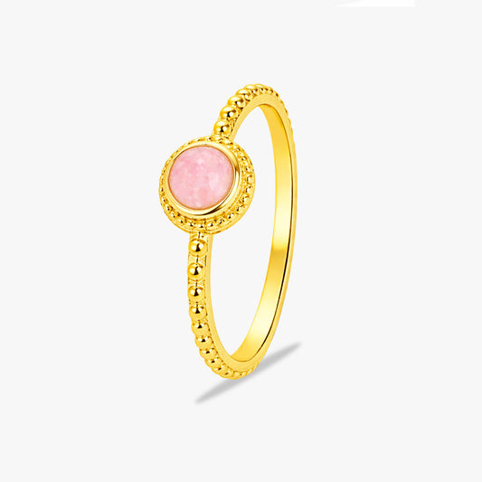 Toi Silver Quartz Adjustable Ring