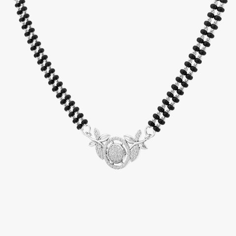 Oyra Silver Mangalsutra