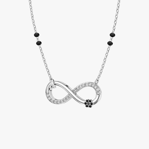 Oela Silver Mangalsutra
