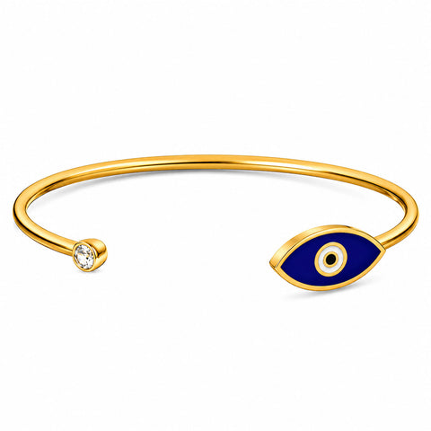 Faze Silver Evil Eye Bracelet