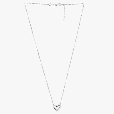 Anna Silver Heart Necklace