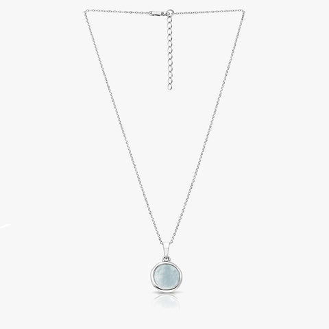 Nora Silver Aquamarine Necklace