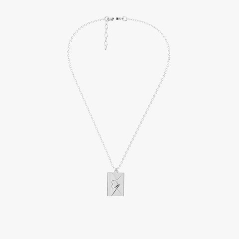 Rela Silver Heart Necklace