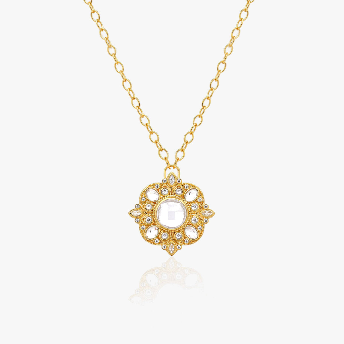 Amy Silver Zirconia Necklace