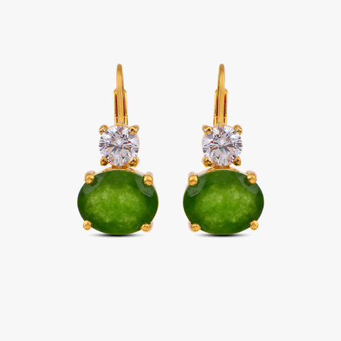 Sara Silver Quartz Earrings