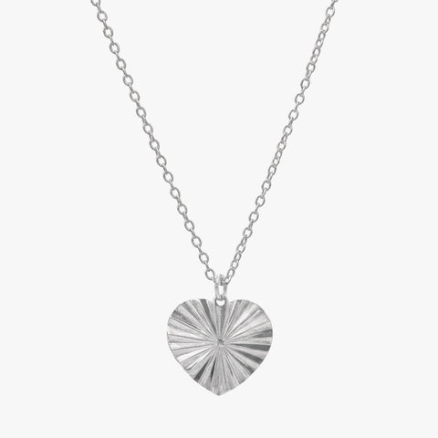 Isha Silver Heart Pendant