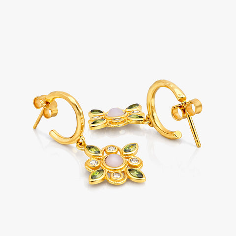 Asia Silver Zirconia Earrings