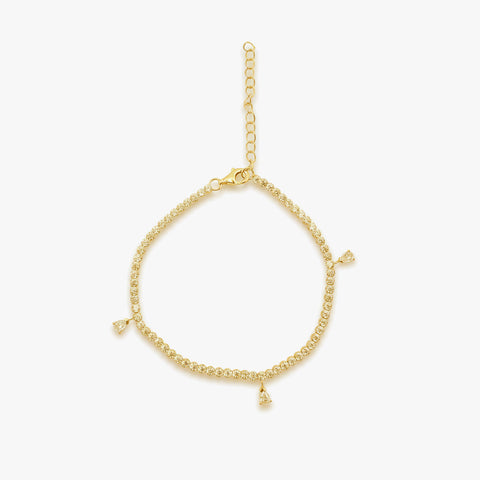 Kate Silver Diamond Bracelet