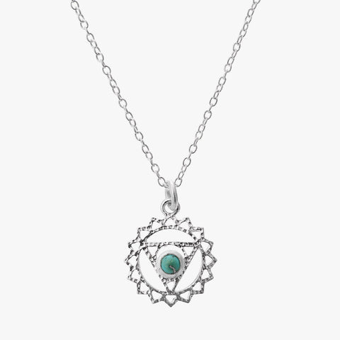 Finn Silver Vishuddha Chakra Pendant