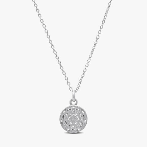 Seya Silver Filigree Pendant