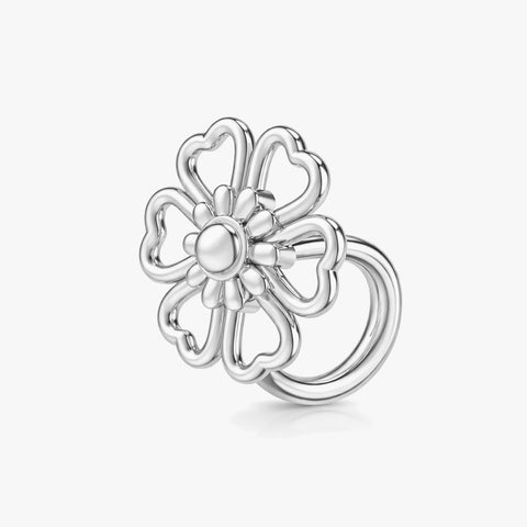 Myra Silver Nose Pin
