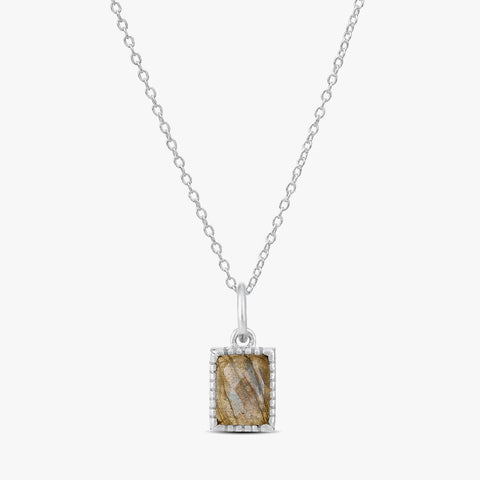 Nora Silver Labradorite Pendant