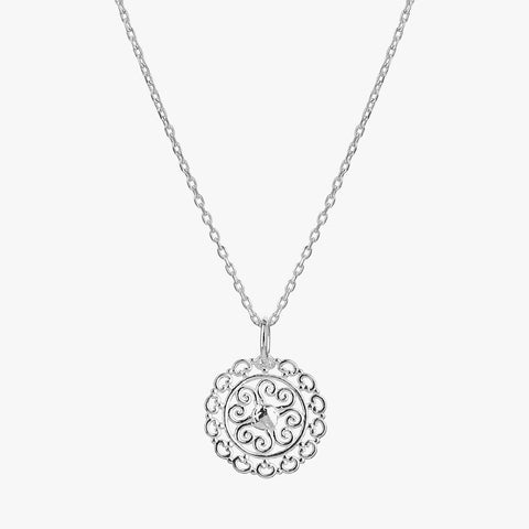 June Silver Pendant