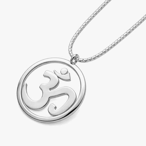 Asto Silver OM Necklace