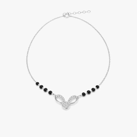 Demi Silver Mangalsutra