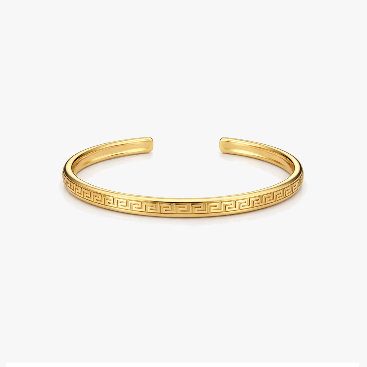 Mack Silver Bangle Bracelet