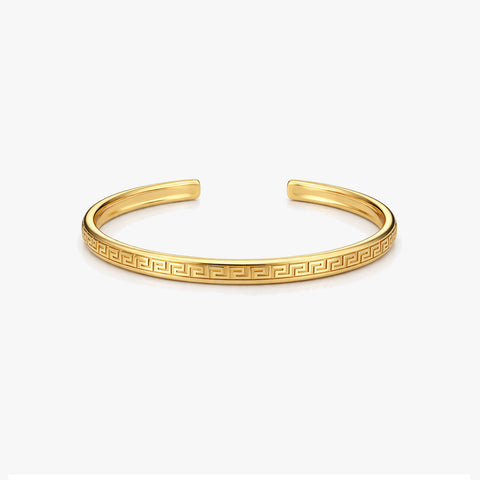 Mack Silver Bangle Bracelet