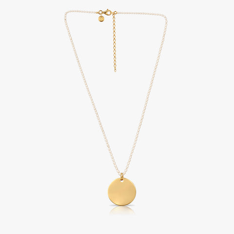 Loe Silver Pearl Necklace