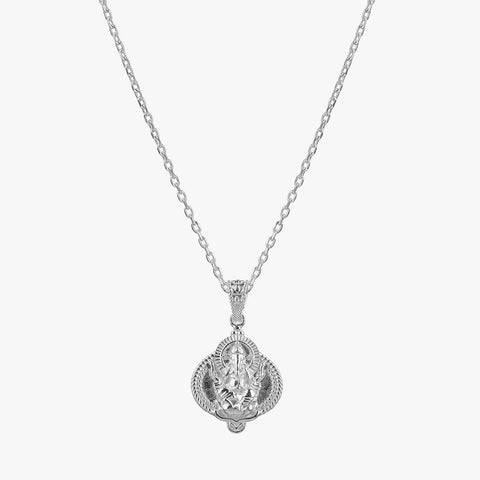Evan Silver Ganesh Pendant