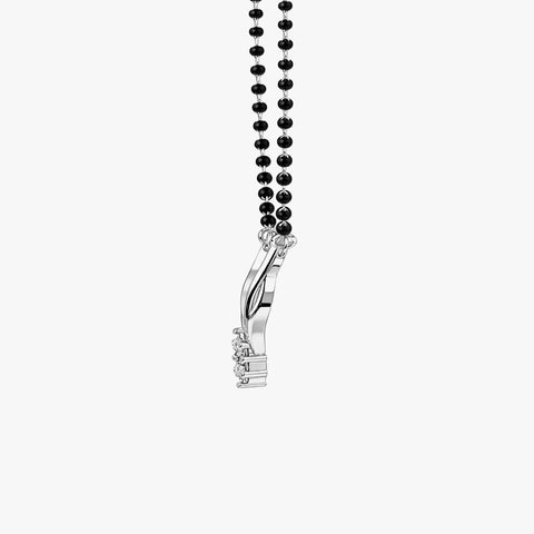 Asya Silver Mangalsutra