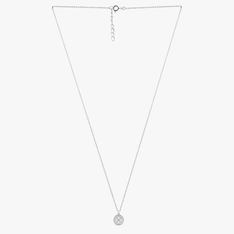 Mia Silver Floral Necklace