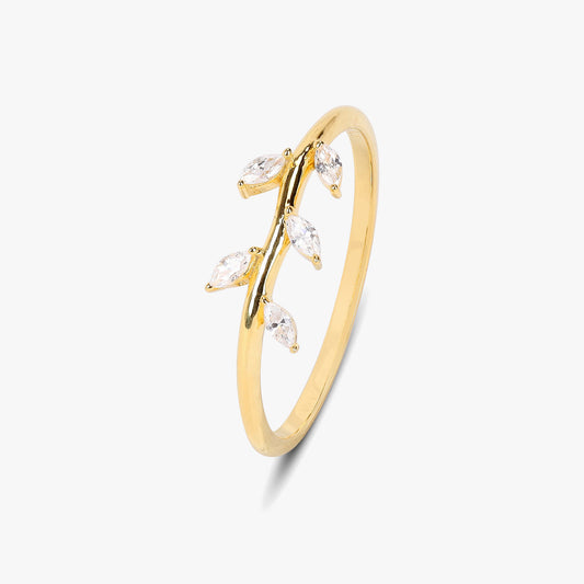Qira Zirconia Adjustable Ring