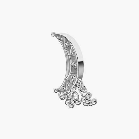 Elva Silver Nose Pin
