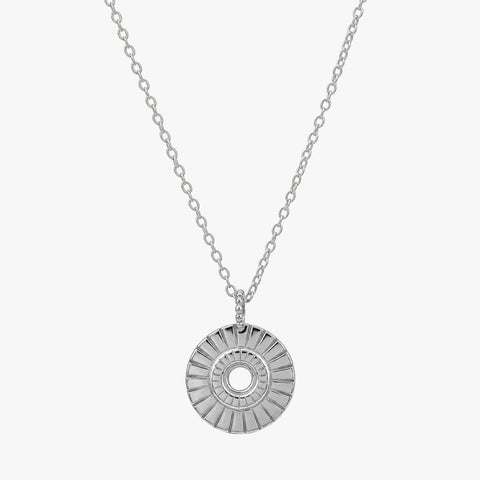 Riya Silver Embossed Pendant