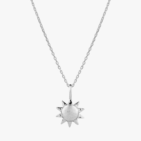 Anna Silver Sun Pendant