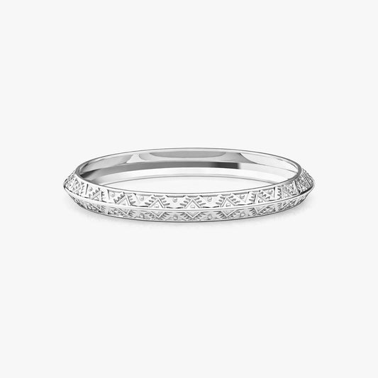 Rony Silver Elegant Bangle