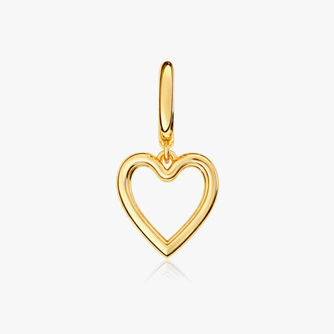 Peri Silver Heart Earrings