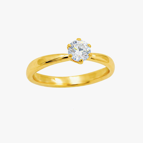 Nina Silver Diamond Adjustable Ring
