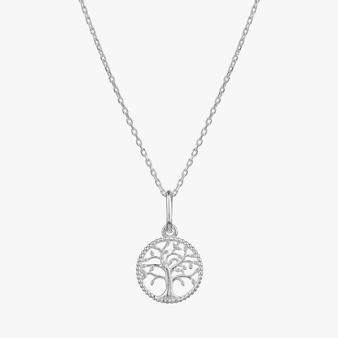 Ava Silver Tree Pendant