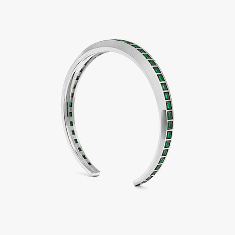 Kite Silver Zirconia Bangle