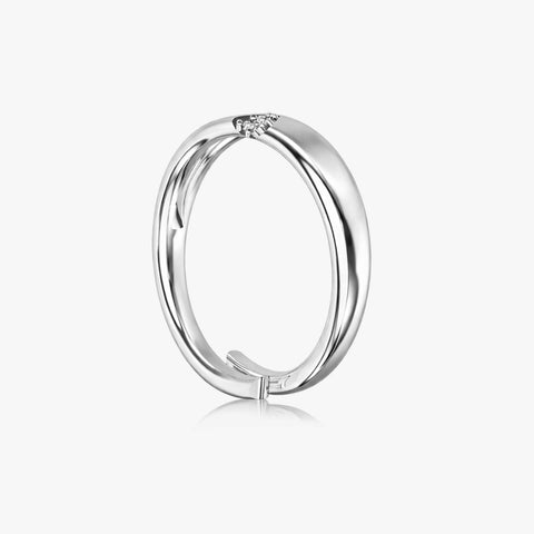 Lysa Silver Adjustable Ring