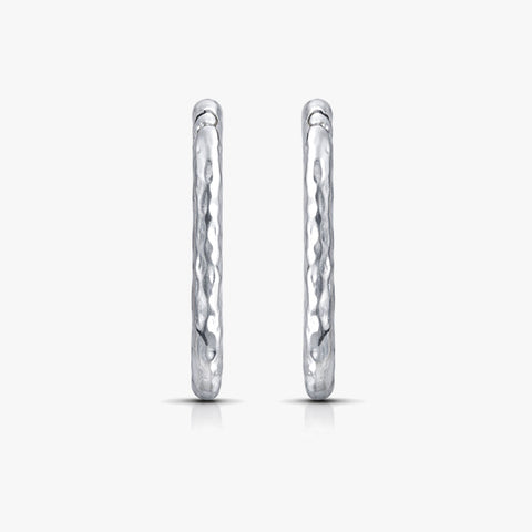 Ira Silver Huggies Earrings