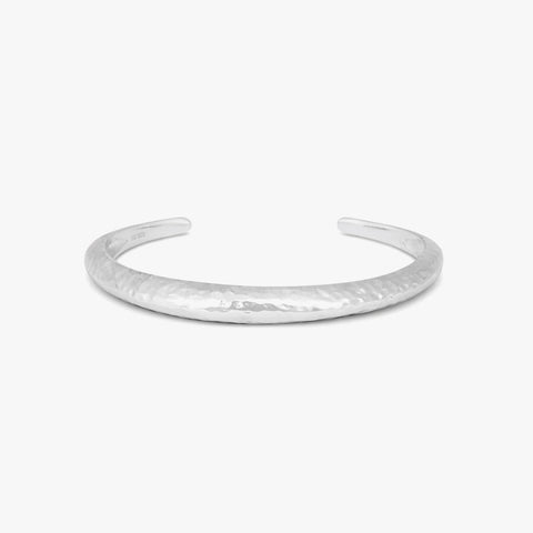 Anna Silver Cuff Bangle Bracelet