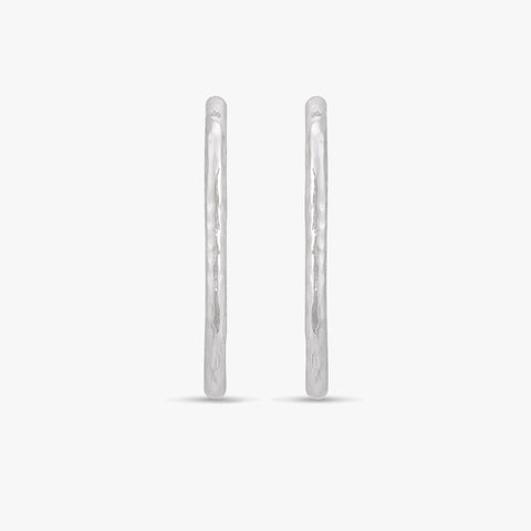 Ilia Silver Huggies Earrings